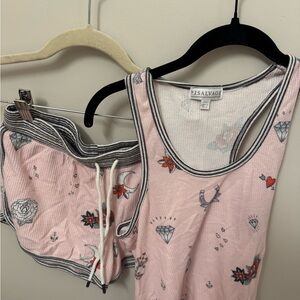 P.J. Salvage Pink Patterned Pajama Set